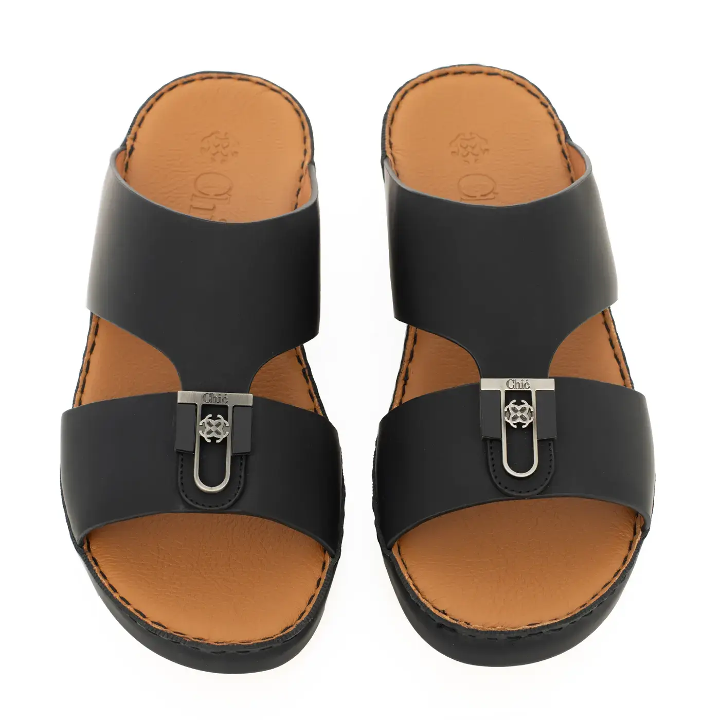 Genuine Leather Men Arabic Sandals
